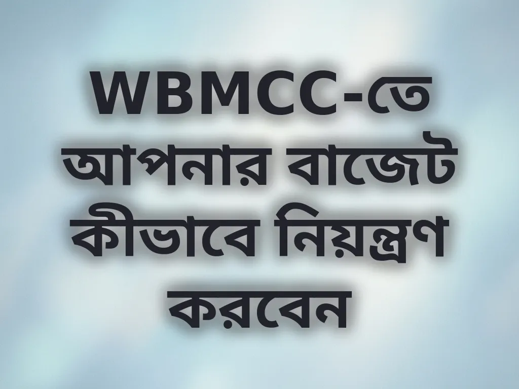 বাজেট ম্যানেজমেন্ট টিপস